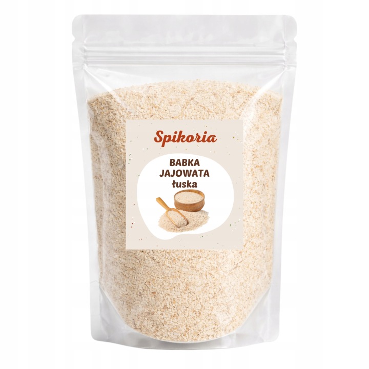 BABKA JAJOWATA łuska 1 kg Psyllium Husk Błonnik Naturalny wege Keto Witalny