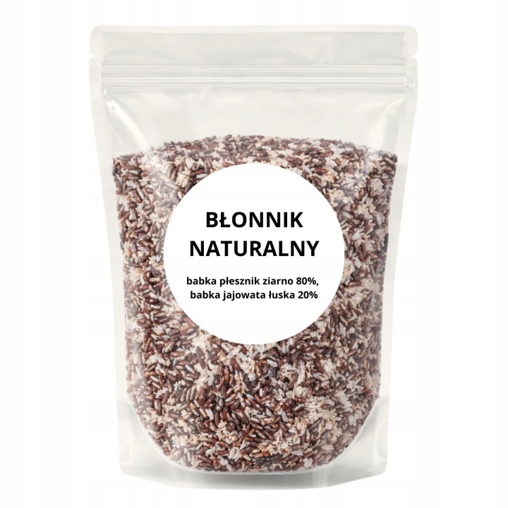 BŁONNIK NATURALNY 1kg Witalny Babka płesznik + Babka jajowata Spikoria