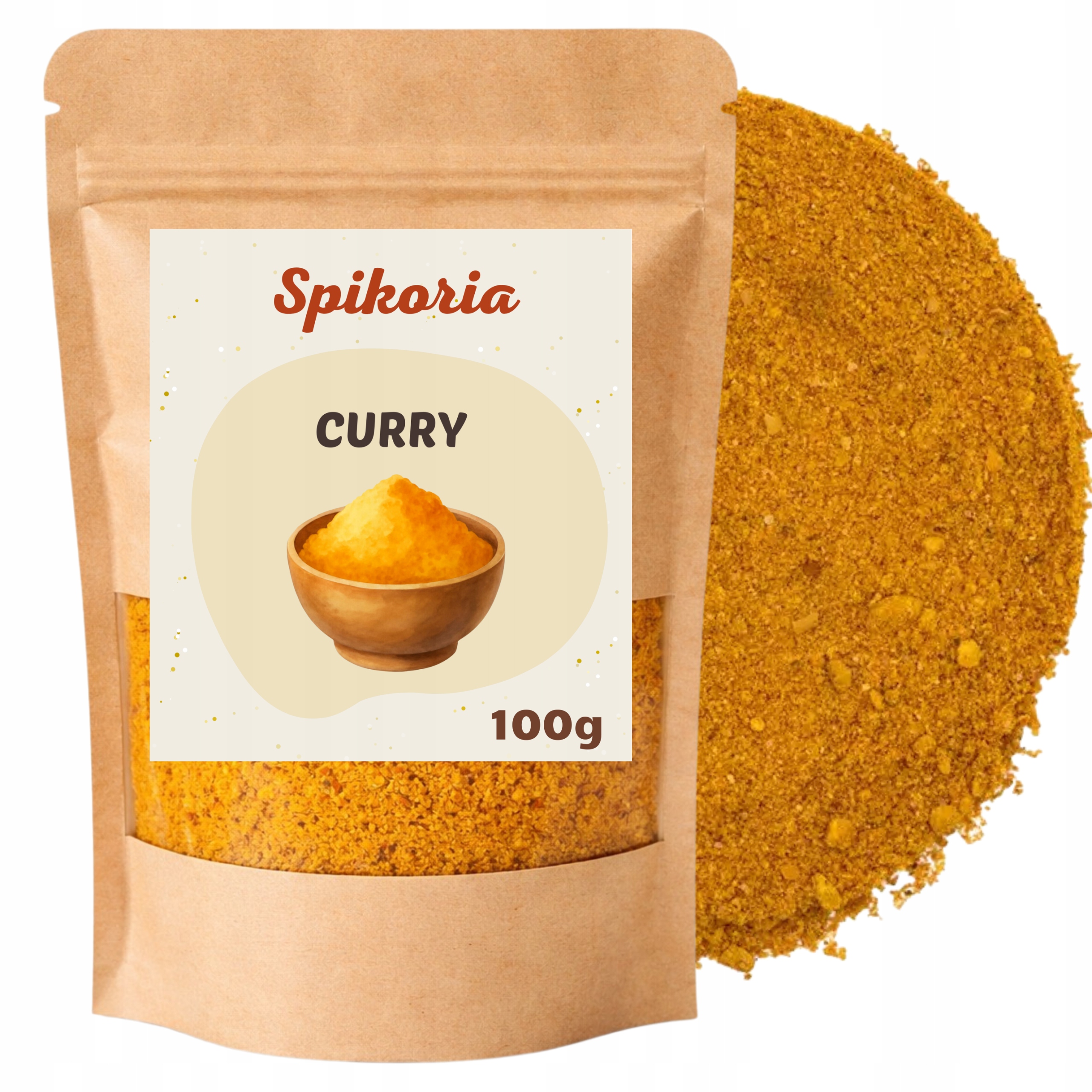 CURRY 100g przyprawa Indyjska BEZ SOLI mieszanka naturalna aromatyczna - obrazek 3