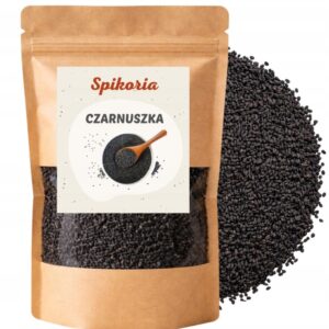 CZARNUSZKA ZIARNO 200g naturalne ziarno czarny kminek świeża Spikoria