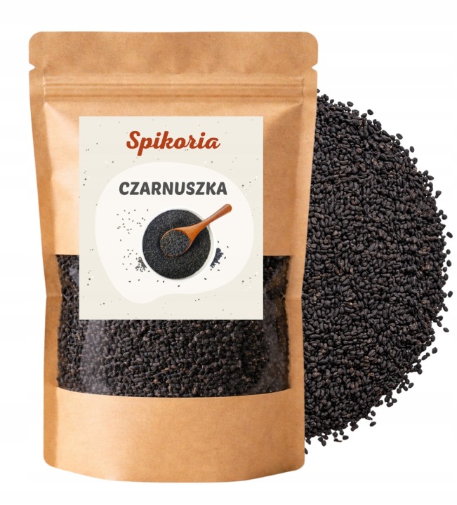 CZARNUSZKA ZIARNO 200g naturalne ziarno czarny kminek świeża Spikoria - obrazek 2