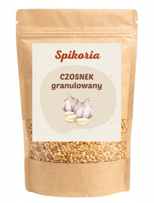 CZOSNEK GRANULOWANY 200g drobny Suszony naturalny przyprawa Spikoria - obrazek 3