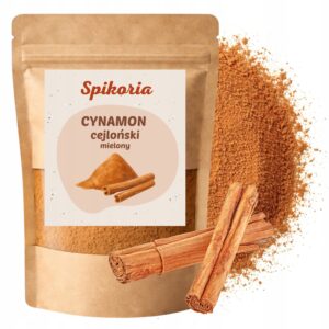 Cynamon CEJLOŃSKI mielony 100g aromatyczny naturalny Spikoria