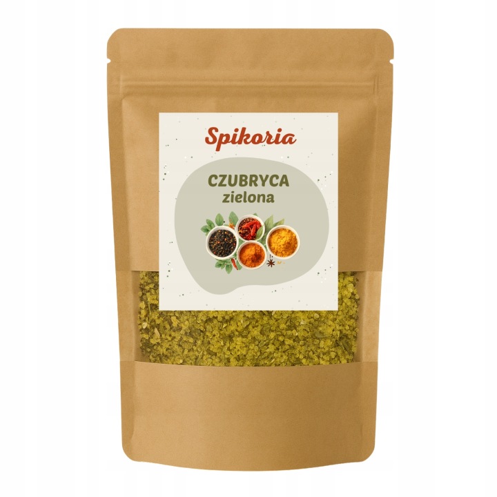 Czubryca zielona 100g aromatyczna przyprawa do sałatek mięs Spikoria