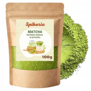 Herbata zielona MATCHA proszek 100g naturalna intensywny kolor Spikoria