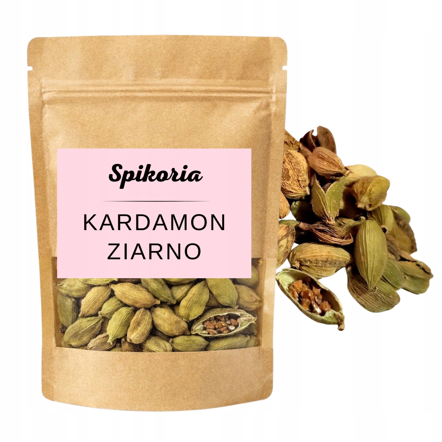 KARDAMON ZIARNO 20g ziarno nasiona aromatyczne Spikoria - obrazek 3