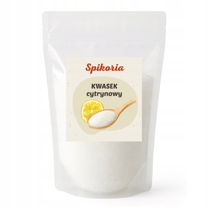 KWASEK CYTRYNOWY 1kg spożywczy kwas cytrynowy Spikoria 1000g