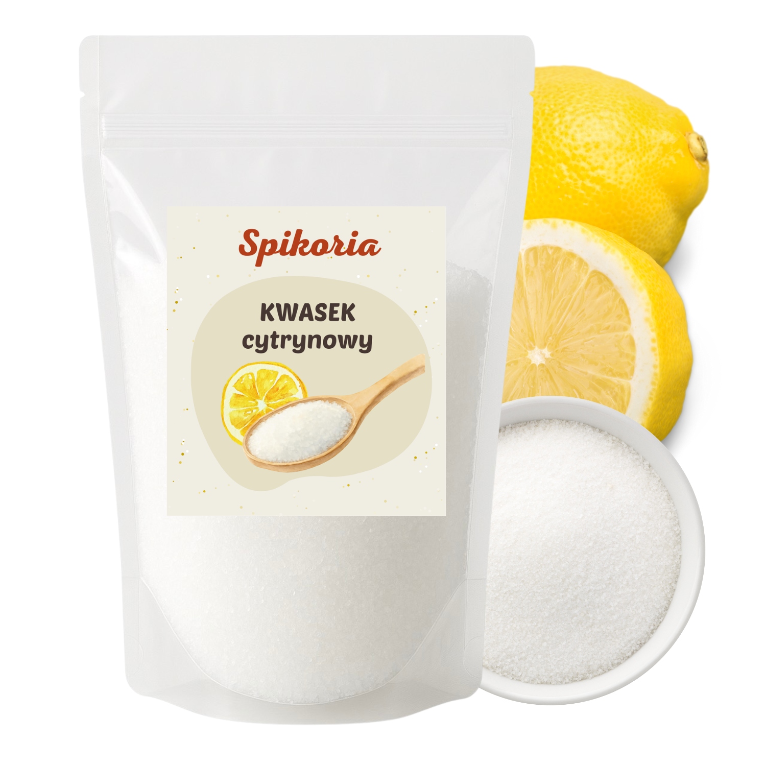 KWASEK CYTRYNOWY 1kg spożywczy kwas cytrynowy Spikoria 1000g - obrazek 3