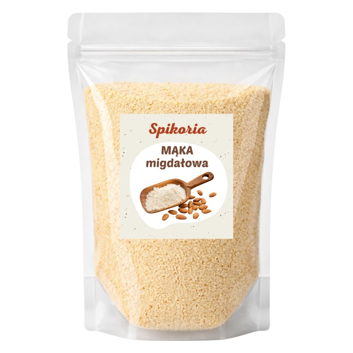 MĄKA MIGDAŁOWA BEZ SKÓRKI 500g Mielone migdały naturalna dieta keto