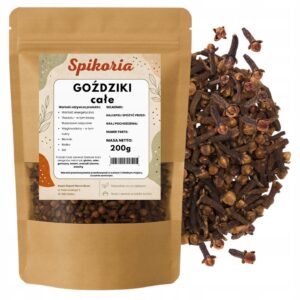 GOŹDZIKI CAŁE aromatyczne naturalne przyprawa 200 g do herbaty Spikoria