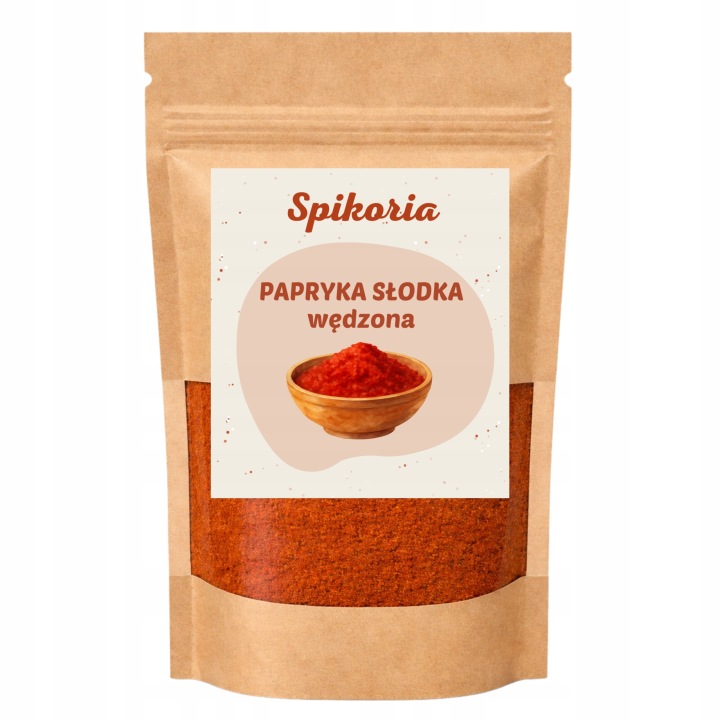 PAPRYKA SŁODKA WĘDZONA 200g mielona papryka naturalna premium Spikoria