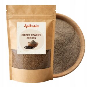 PIEPRZ CZARNY MIELONY 100g aromatyczny Premium wysoka jakość Spikoria