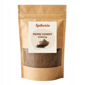 PIEPRZ CZARNY MIELONY 100g aromatyczny Premium wysoka jakość Spikoria