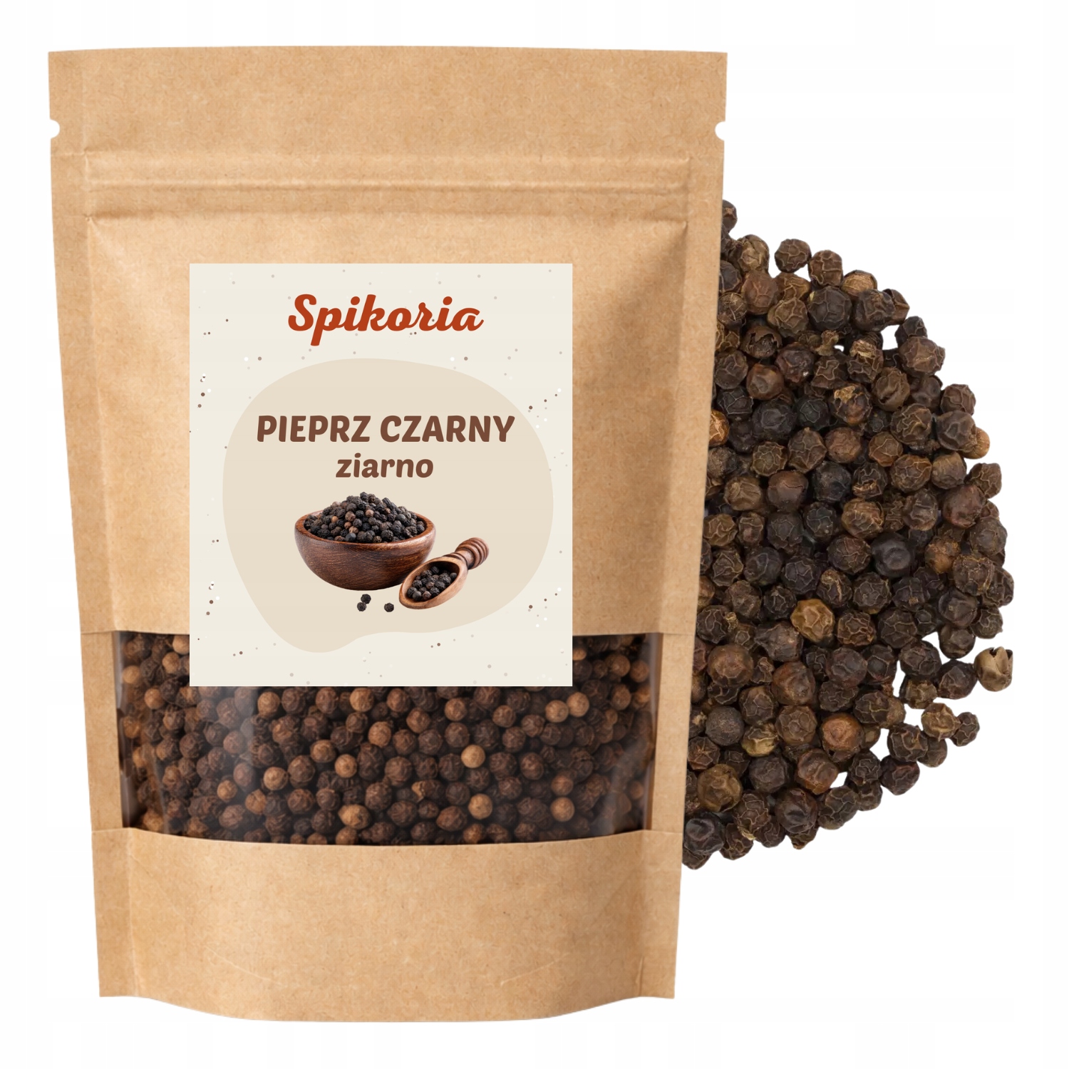 PIEPRZ CZARNY ZIARNISTY 200g ziarno naturalna przyprawa jakość Spikoria - obrazek 3