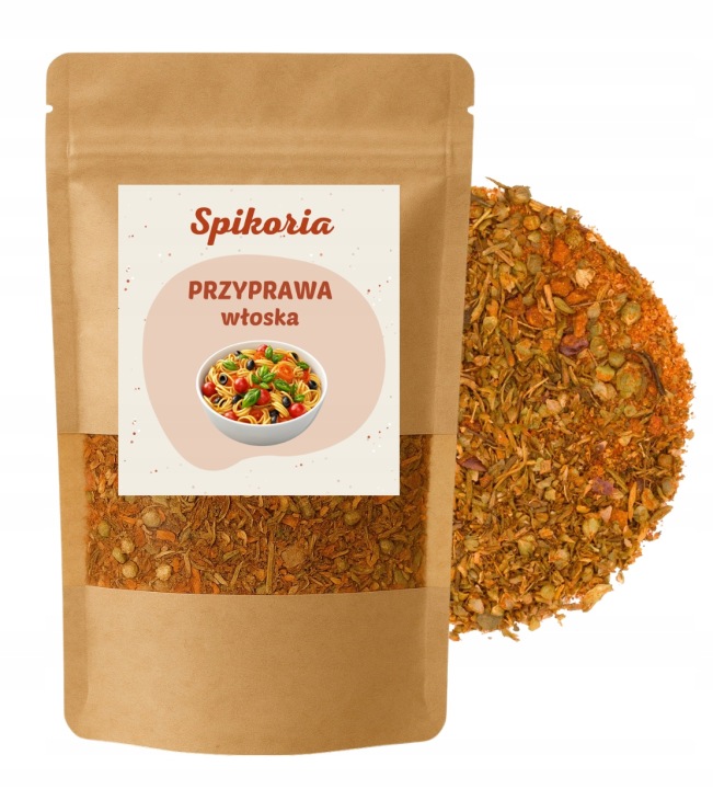 PRZYPRAWA WŁOSKA 100g kuchni Włoskiej zioła naturalne premium Spikoria - obrazek 3
