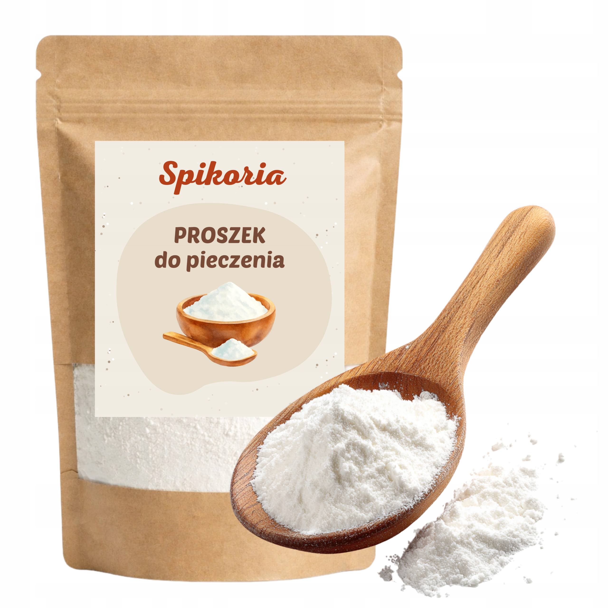 Proszek do pieczenia 250g Naturalny do wypieków ciast premium Spikoria - obrazek 3