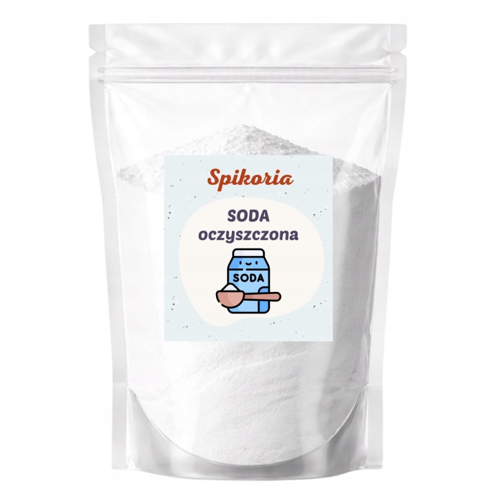 SODA OCZYSZCZONA 1kg spożywcza wodorowęglan sodu oczyszczona Spikoria