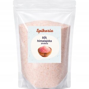 SÓL HIMALAJSKA DROBNA 2kg Różowa jodowana spożywcza Spikoria