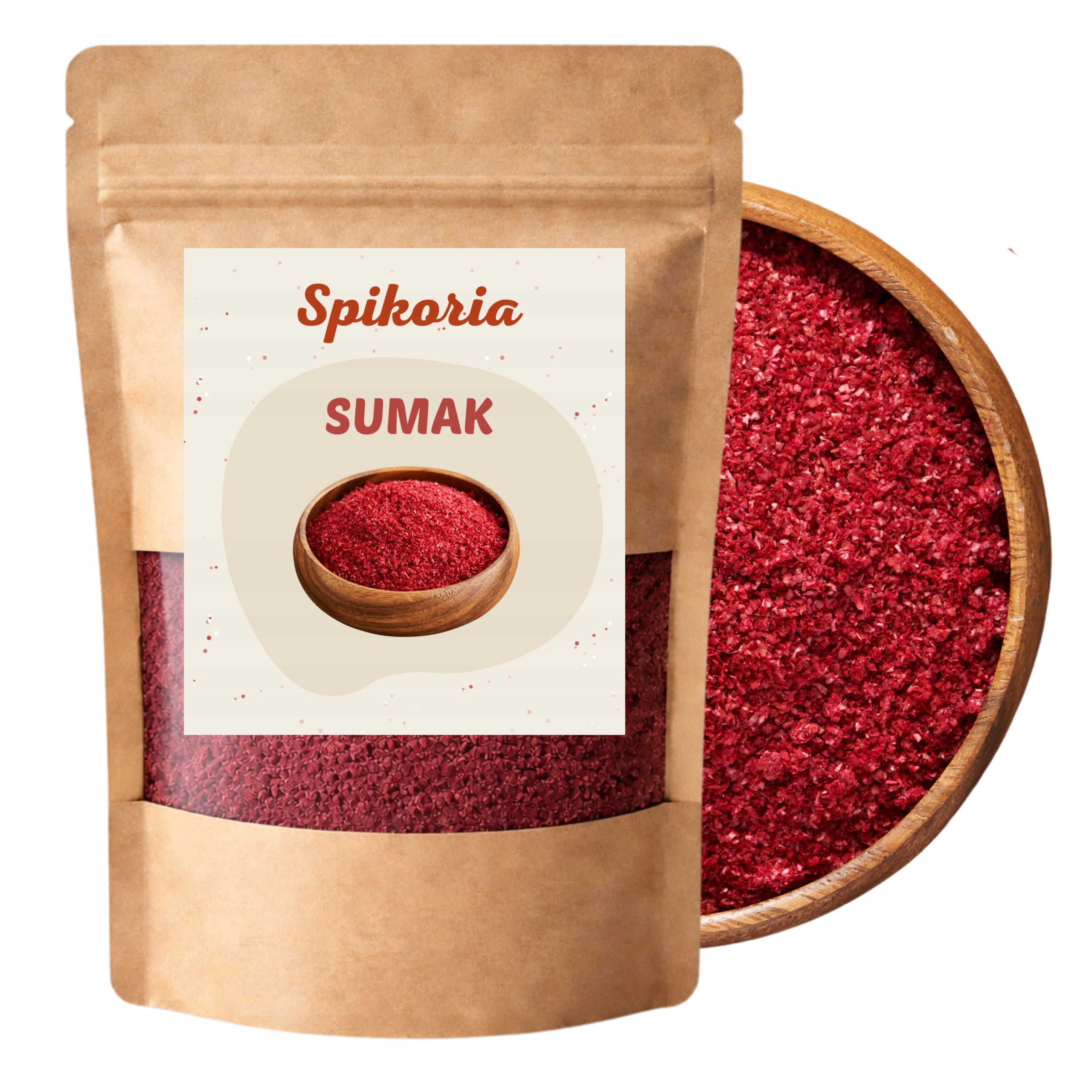 SUMAK mielony garbarski 400g orientalna przyprawa naturalna sumac Spikoria - obrazek 2
