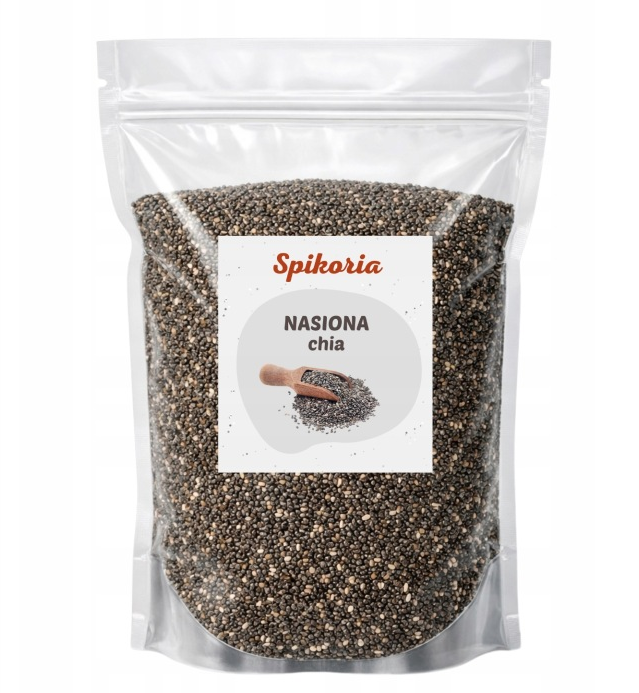NASIONA CHIA 1kg Superfood 1000g Naturalne Szałwia Hiszpańska Błonnik fit