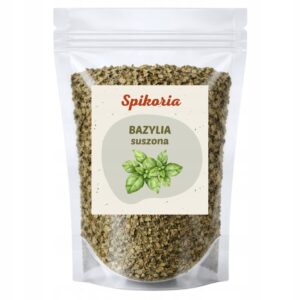 BAZYLIA 200g Suszona naturalna przyprawa aromatyczna premium Spikoria