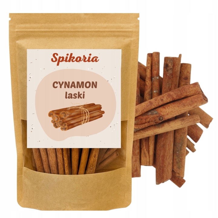 CYNAMON LASKI 400g laska cynamonu całe kora premium aromatyczne spikoria - obrazek 3