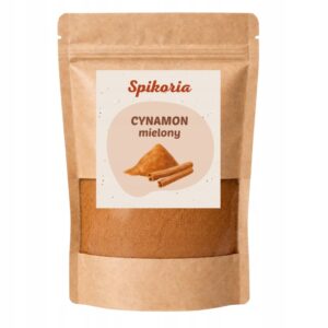 CYNAMON MIELONY 400g naturalny aromatyczny najwyższa jakość Spikoria