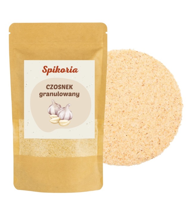 CZOSNEK GRANULOWANY 100g drobny Suszony naturalny przyprawa Spikoria - obrazek 3