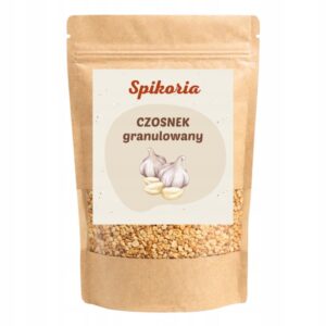 CZOSNEK GRANULOWANY grys 100g suszony naturalny aromatyczny Spikoria