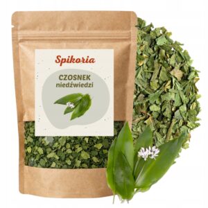 CZOSNEK NIEDŹWIEDZI 100g suszony aromatyczny najwyższa jakość Spikoria