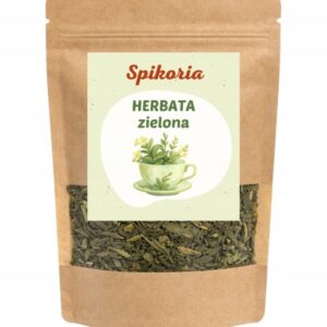 HERBATA ZIELONA SENCHA 100g Liściasta naturalna aromatyczna liść Spikoria