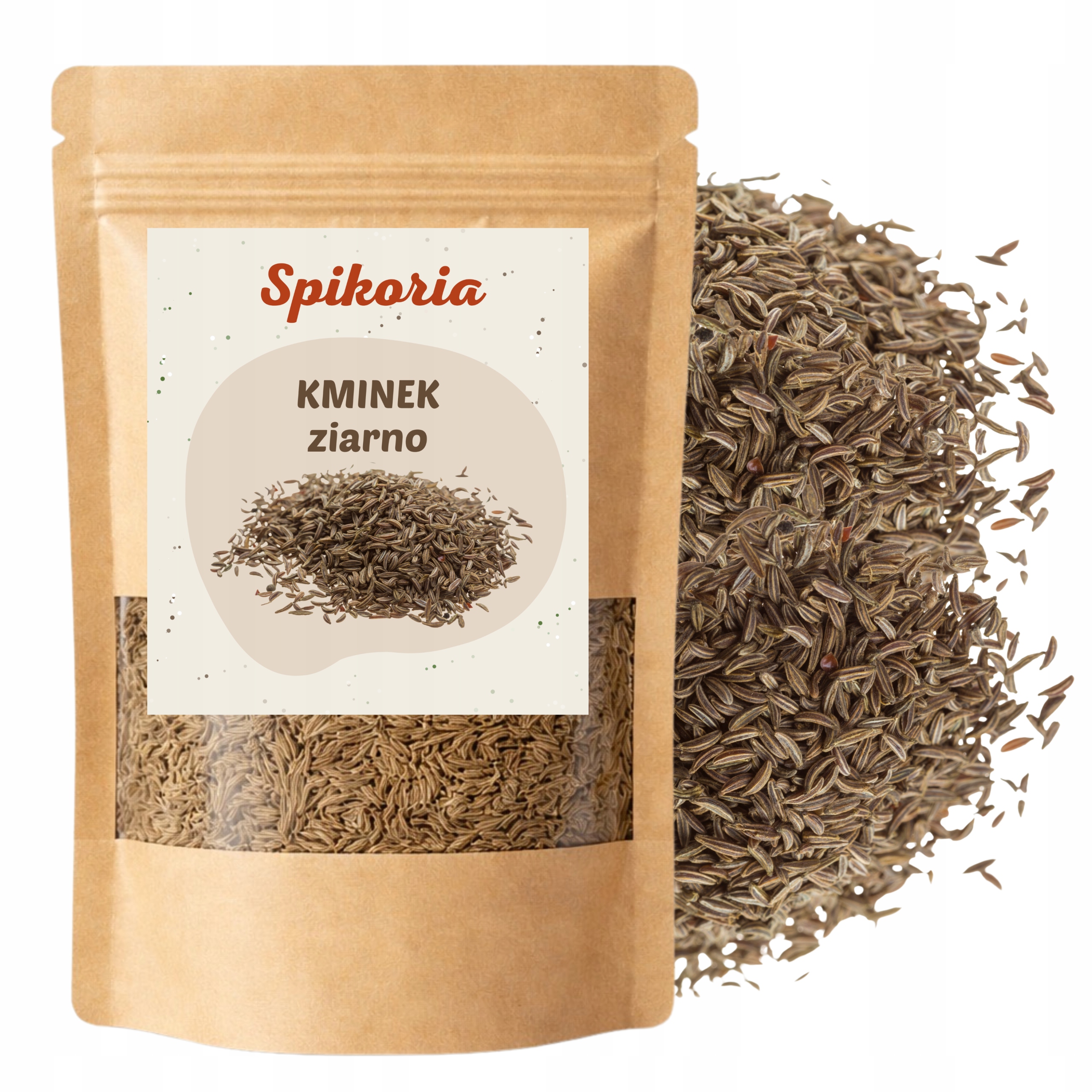 KMINEK Ziarno 400g PRZYPRAWA Kulinarne Keto Wegan Błonnik Niski IG SPIKORIA - obrazek 3