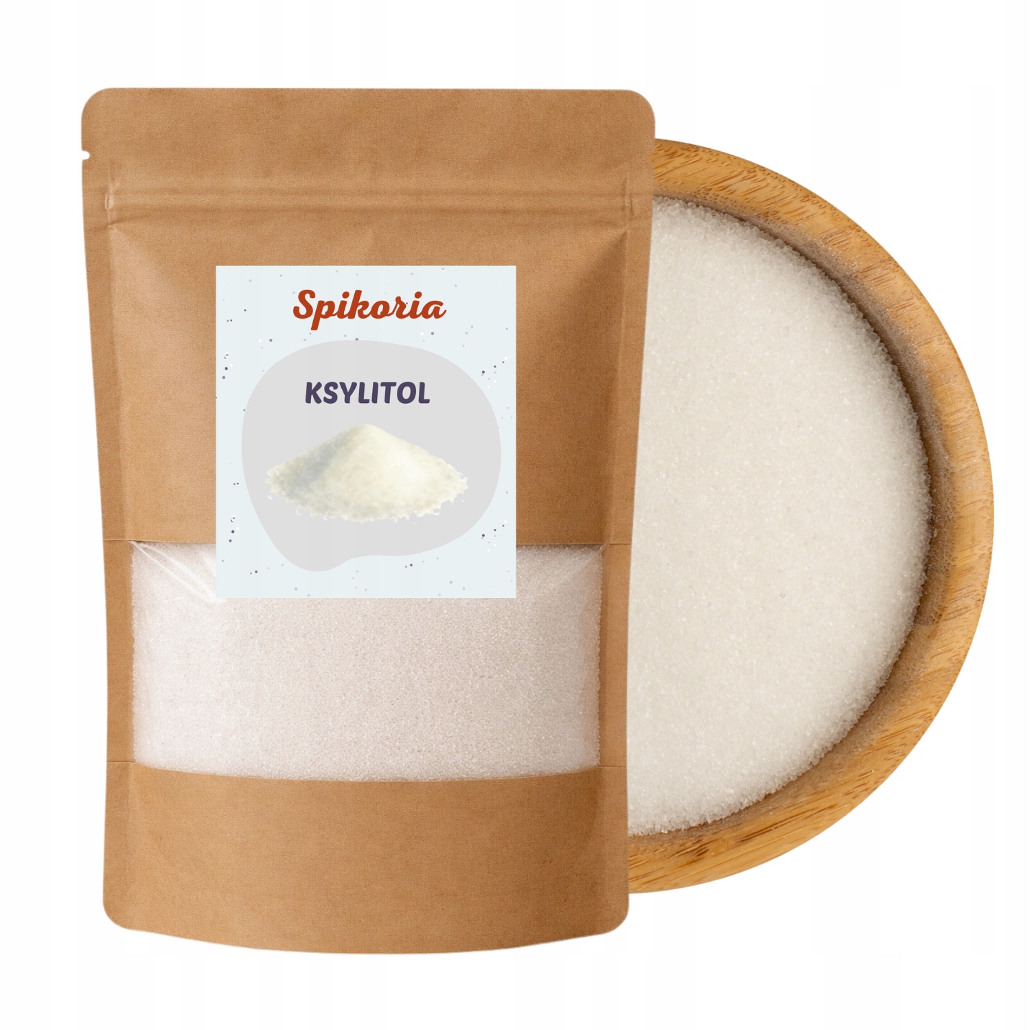 KSYLITOL FIŃSKI 1kg cukier brzozowy zamiennik cukru Spikoria - obrazek 3