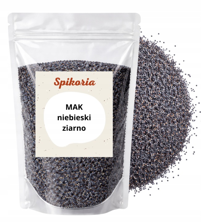 MAK NIEBIESKI 2kg Naturalny ziarno maku premium Spikoria - obrazek 3