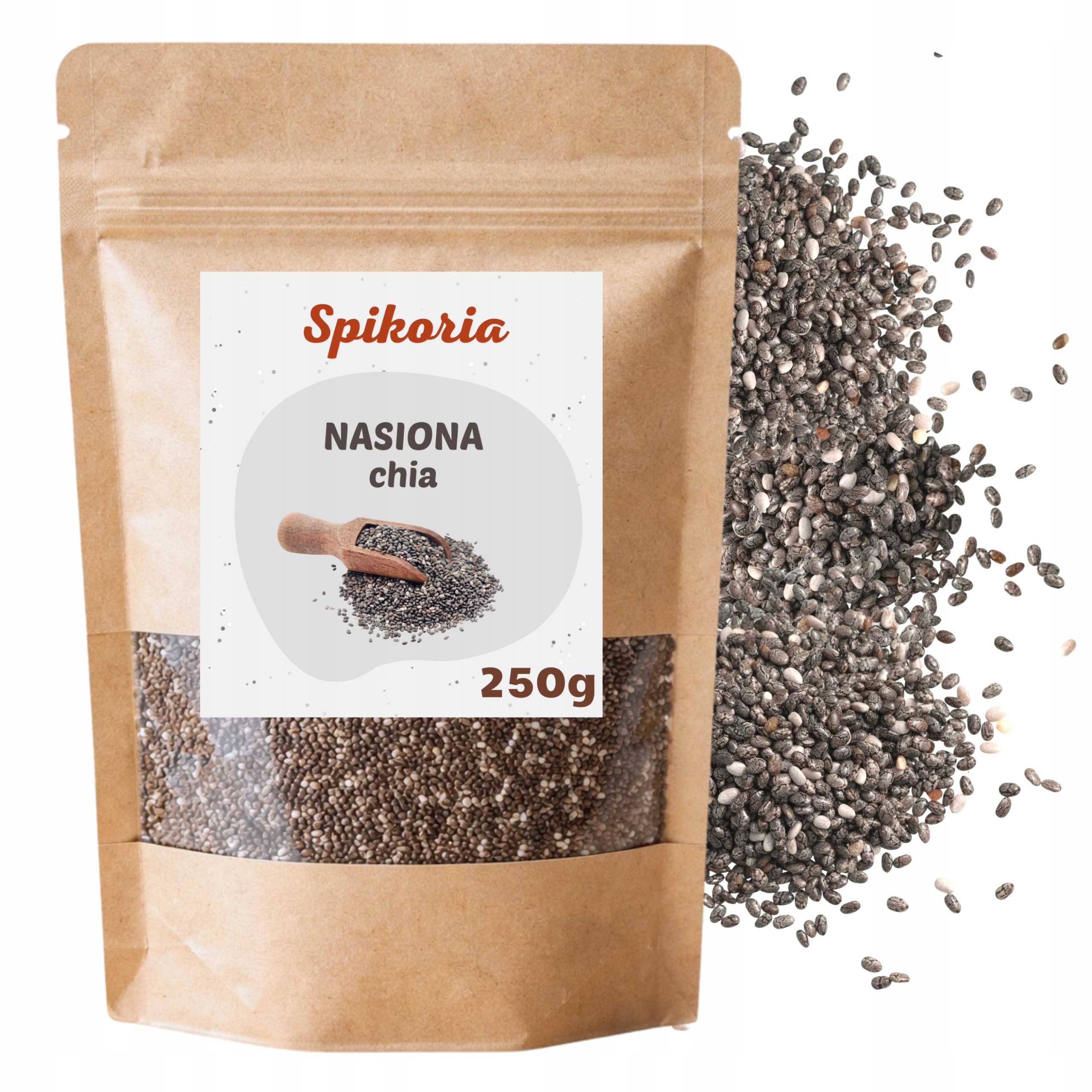 NASIONA CHIA 250g Superfood 0,25 Naturalne Szałwia Hiszpańska Błonnik fit - obrazek 3