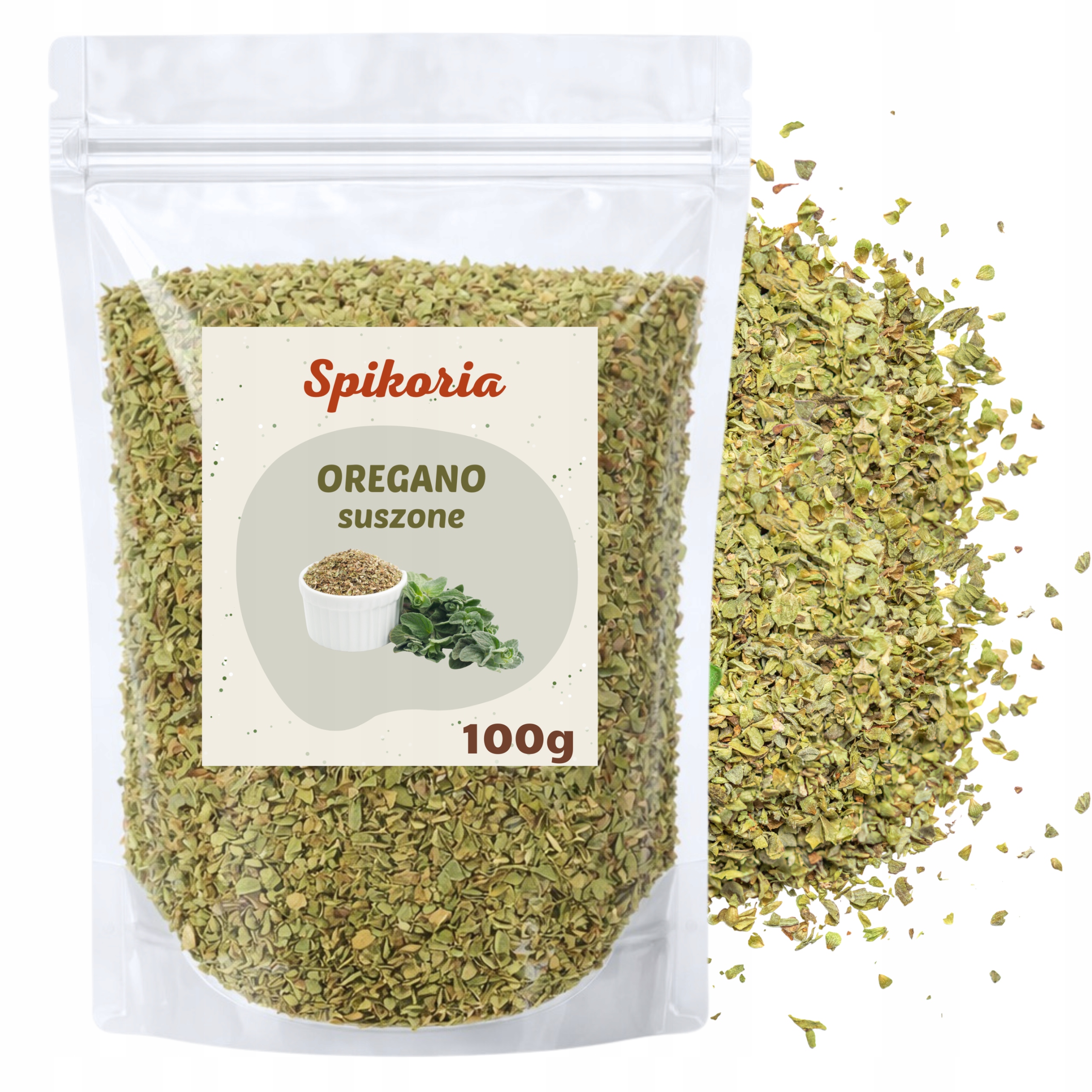 OREGANO SUSZONE 100g aromatyczna przyprawa wysoka jakość Spikoria - obrazek 2