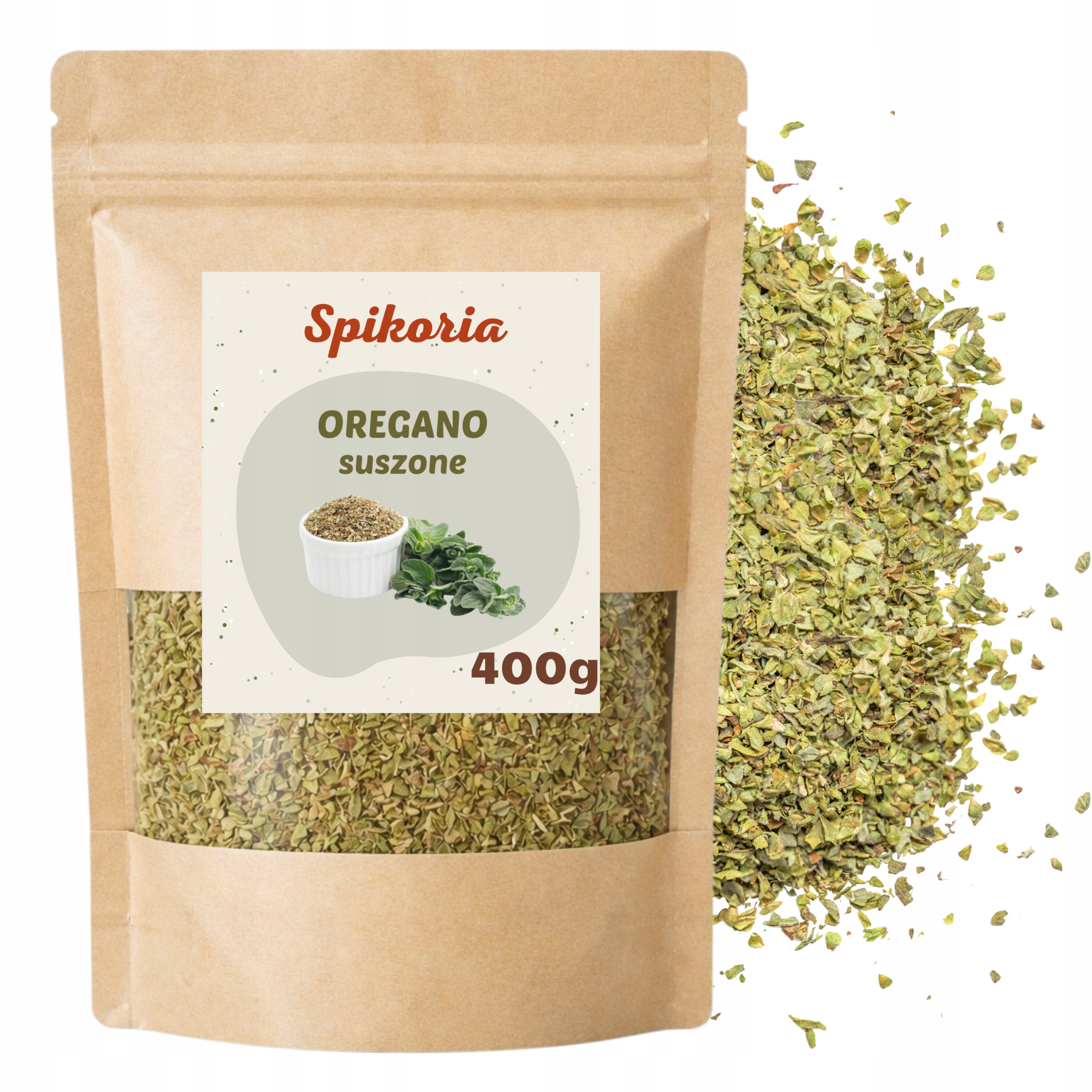 OREGANO SUSZONE 400g aromatyczna przyprawa wysoka jakość Spikoria - obrazek 3