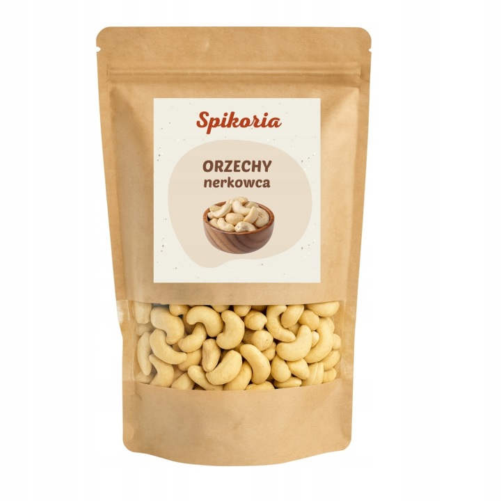 ORZECHY NERKOWCA CAŁE 500g nerkowce naturalne świeże duże Spikoria