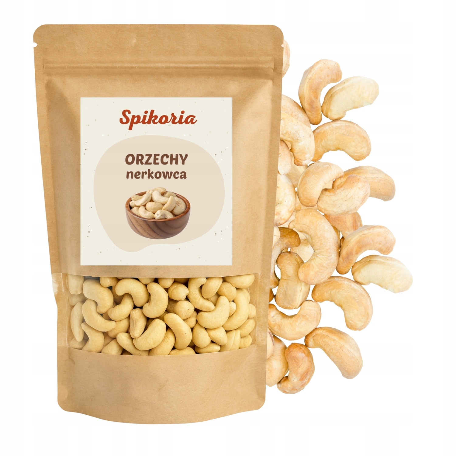 ORZECHY NERKOWCA CAŁE 500g nerkowce naturalne świeże duże Spikoria - obrazek 3