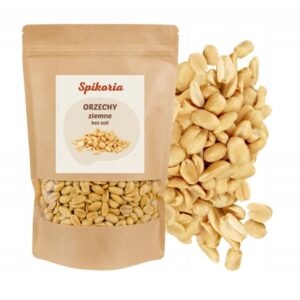 ORZESZKI ZIEMNE BEZ SOLI Orzechy Arachidowe 1kg bez soli Spikoria Premium