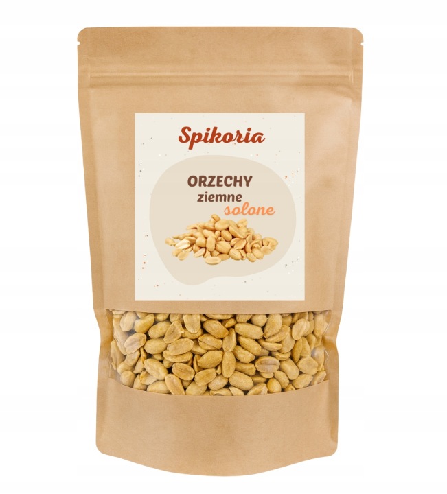 ORZESZKI ZIEMNE SOLONE Orzechy Arachidowe 1kg solone Spikoria Premium