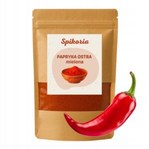 PAPRYKA OSTRA MIELONA 100g aromatyczna naturalna premium Spikoria