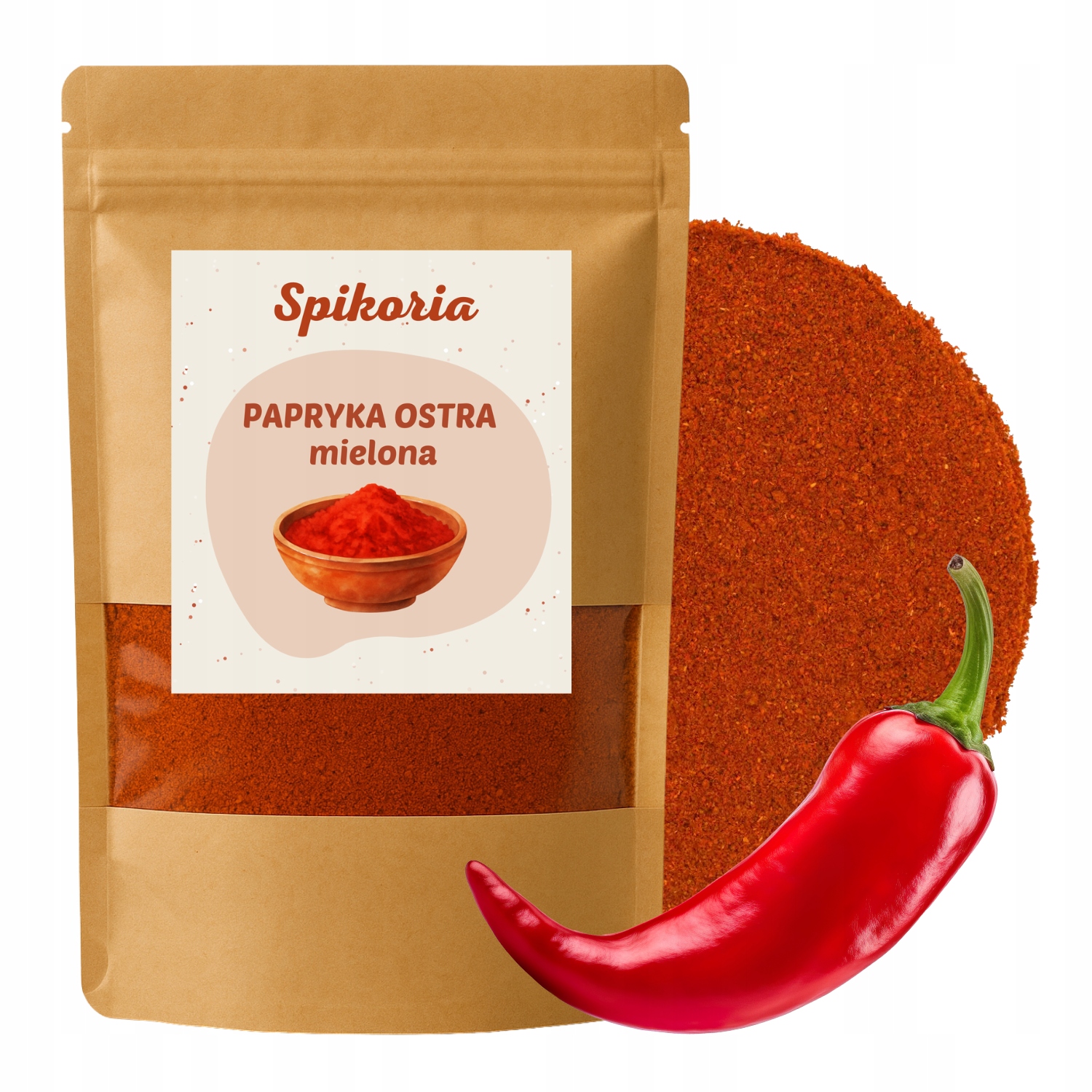 PAPRYKA OSTRA MIELONA 100g aromatyczna naturalna premium Spikoria - obrazek 3