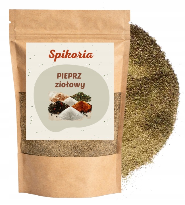 PIEPRZ ZIOŁOWY ZIELONY 200g aromatyczny naturalny przyprawa Spikoria - obrazek 2