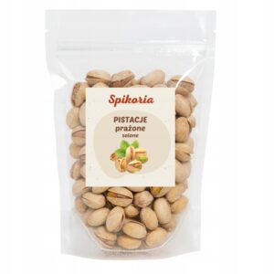 PISTACJE PRAŻONE SOLONE 1kg DUŻE naturalne aromatyczne premium Spikoria