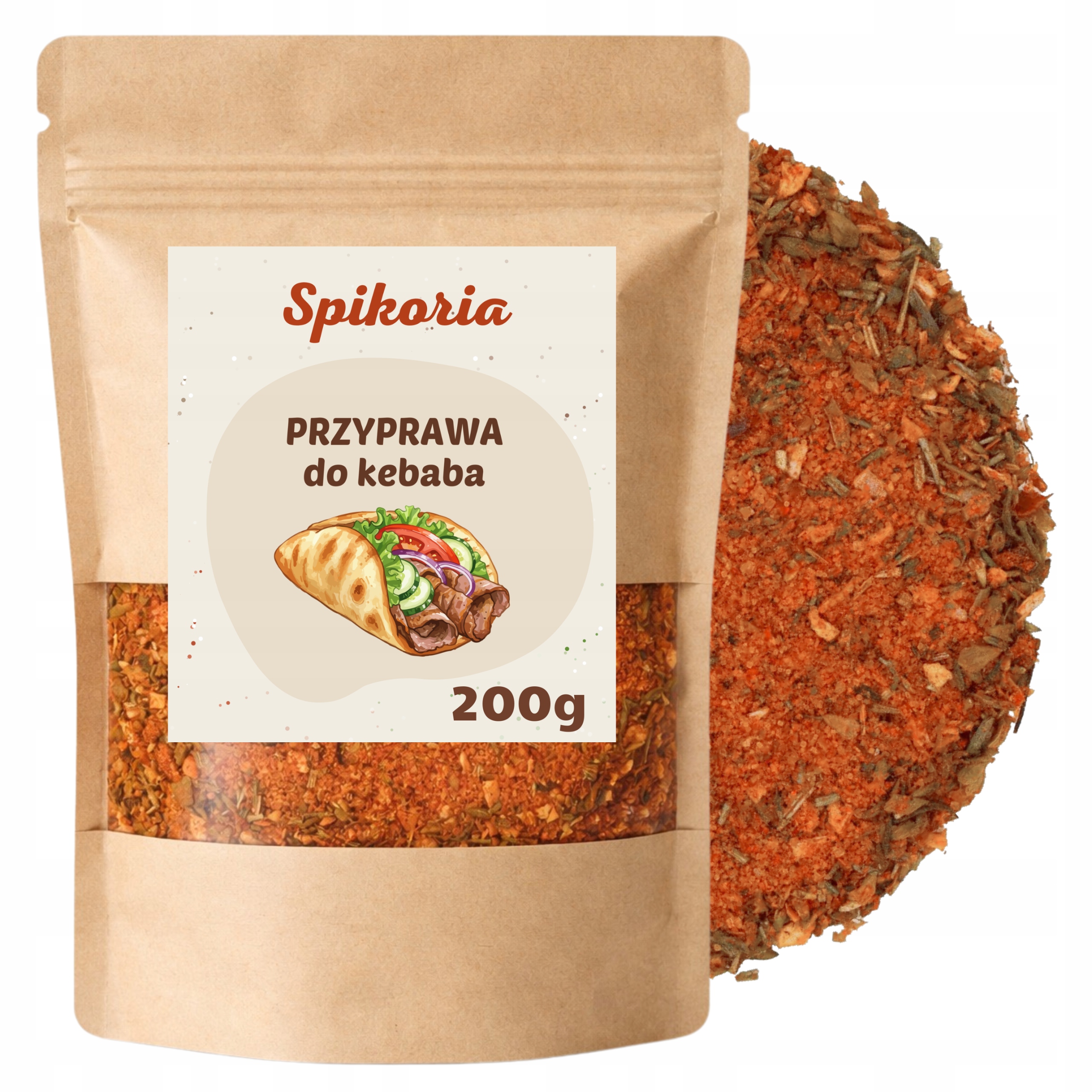 PRZYPRAWA DO KEBABA 400 g aromatyczna wyrazista mieszanka premium Spikoria - obrazek 3