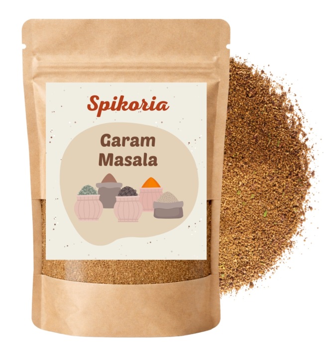 Przyprawa GARAM MASALA 200g orientalna mieszanka przypraw bez soli Spikoria - obrazek 3