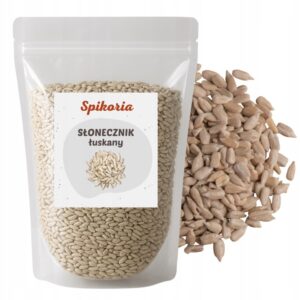 Słonecznik łuskany 500g naturalny ziarno premium świeży Spikoria