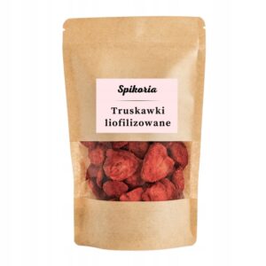 TRUSKAWKI LIOFILIZOWANE 20g Plastry Owoce liofilizowane Truskawka Spikoria