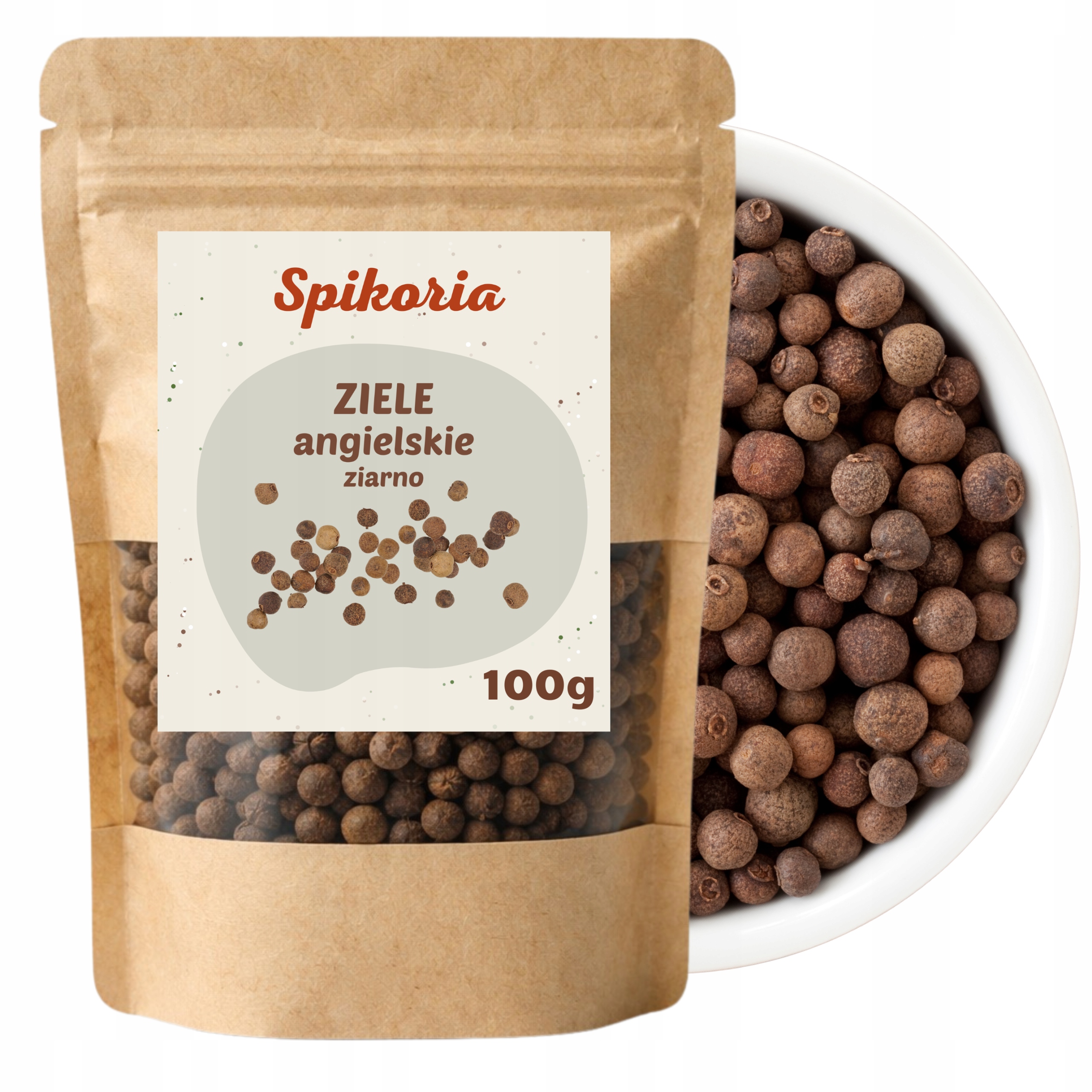 ZIELE ANGIELSKIE ZIARNO 100g Aromatyczne naturalne świeże jakość Spikoria - obrazek 2